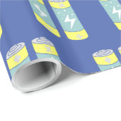 Papier Cadeau Batteries (Coin rond)