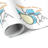 Papier Cadeau Battez-juste le (Coin rond)