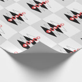 Papier Cadeau Baubles d'art atomique rétro (Coin)