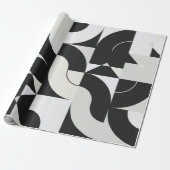 Papier Cadeau Bauhaus composition artwork made with abstract ele (Déroulé)