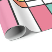 Papier Cadeau Bauhaus de Pâques (Coin rond)