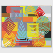 Papier Cadeau Bauhaus Design Trois (Plat)