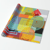 Papier Cadeau Bauhaus Design Trois (Déroulé)