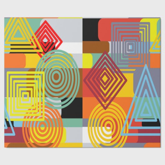 Papier Cadeau Bauhaus Design Trois (Couture)