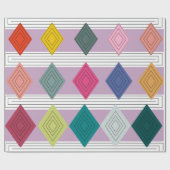 Papier Cadeau Bauhaus Diamond Quilt (Plat)