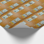 Papier Cadeau Bavardage de chat (Coin)