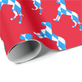 Papier Cadeau Bavarois grand Motif (Coin rond)