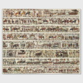 Papier Cadeau BAYEUX TAPESTRY 1066 Bataille d'Hastings (Plat)