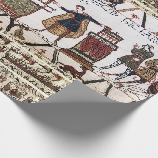 Papier Cadeau BAYEUX TAPESTRY Harold a prêté serment sur les rel (Coin)