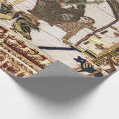 Papier Cadeau BAYEUX TAPESTRY King Edward Confessor et Harold (Coin)