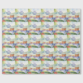 Papier Cadeau Bbq Barbecue Party (Plat)