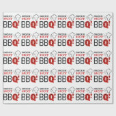 Papier Cadeau BBQ Fumeur (Plat)