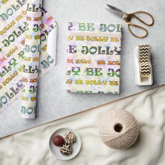 Papier Cadeau Be Jolly Wrapper Paper (Artisanat)