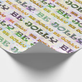 Papier Cadeau Be Jolly Wrapper Paper (Coin)