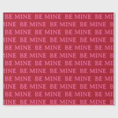 Papier Cadeau Be Mine Valentine’s Day Gift – Romantic Love  (Plat)