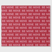 Papier Cadeau Be Mine Valentine’s Day Gift – Romantic Love (Plat)
