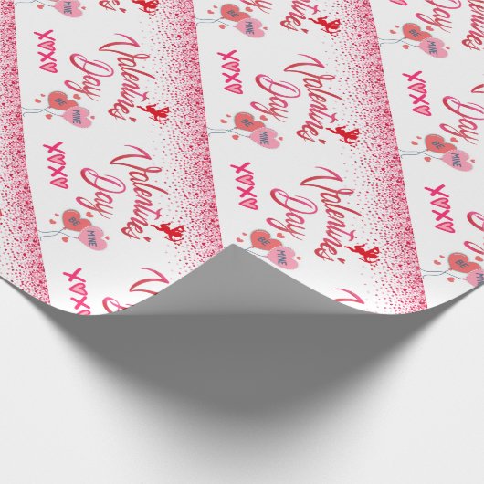Papier Cadeau Be Mine Wrapping Paper (Coin)