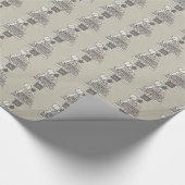 Papier Cadeau Be the Gift-Christmas Tree (Tan) (Coin)