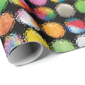 Papier Cadeau Beach Balls (Coin rond)