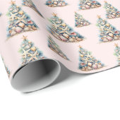 Papier Cadeau Beach Christmas (Coin rond)