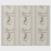 Papier Cadeau Beach House Seahorse Seashore (Plat)