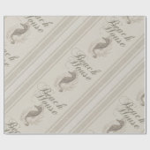 Papier Cadeau Beach House Seahorse Seashore (Plat)