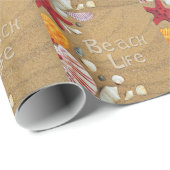Papier Cadeau Beach Life (Coin rond)