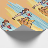 Papier Cadeau Beach Sandcastle