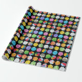 Papier Cadeau Beachballs Honeypeb (Déroulé)