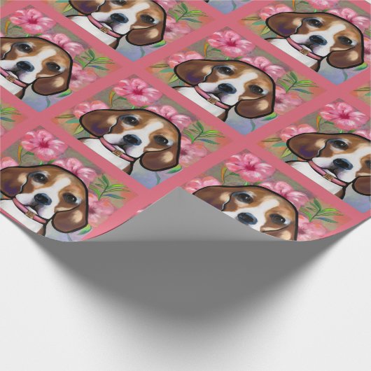Papier Cadeau Beagle (Coin)