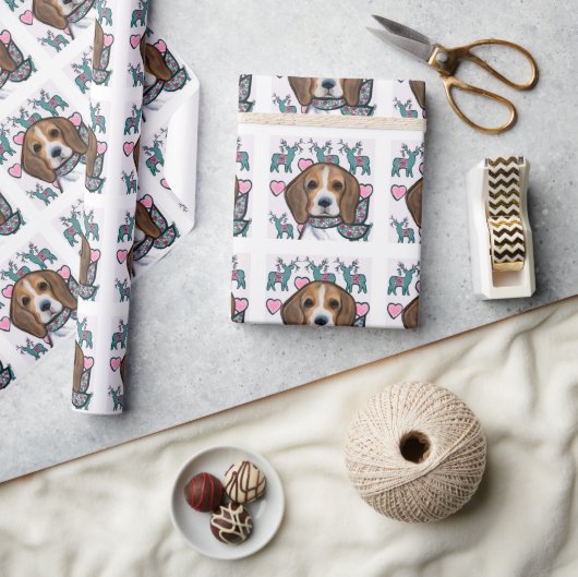 Papier Cadeau Beagle (Artisanat)