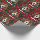 Papier Cadeau Beagle (Coin)