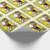 PAPIER CADEAU BEAGLE (Coin)