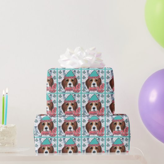 Papier Cadeau Beagle (Cadeaux de fête)