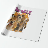Papier Cadeau Beagle (Déroulé)