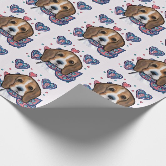 Papier Cadeau Beagle (Coin)