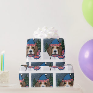 PAPIER CADEAU BEAGLE
