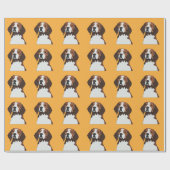 Papier Cadeau Beagle Amoureux des chiens beagle (Plat)