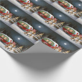 Papier Cadeau Beagle d'hiver Caravan Christmas Adventure (Coin)