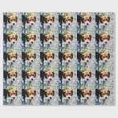 Papier Cadeau Beagle mignon (Plat)