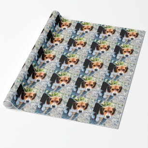 Papier Cadeau Beagle mignon