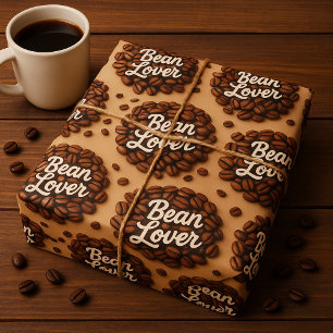 Papier Cadeau Bean Lover Coffee Beans