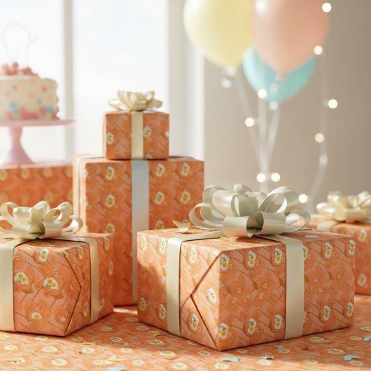 Papier Cadeau Bear Wrapping Paper