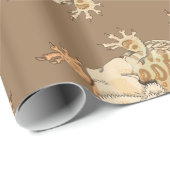 Papier Cadeau Beardie (Coin rond)