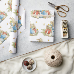 Papier Cadeau Beatrix Potter Bunny Lapin Lapin Genre Neutre Douc