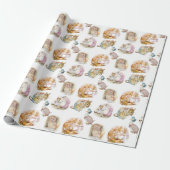 Papier Cadeau Beatrix Potter Bunny Souris Puddle Duck Squirrel (Déroulé)