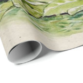 Papier Cadeau Beatrix Potter Cute Bunny (Coin rond)