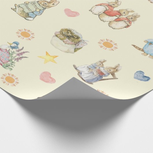 Papier Cadeau Beatrix Potter Cute Peter le lapin et ses amis (Coin)
