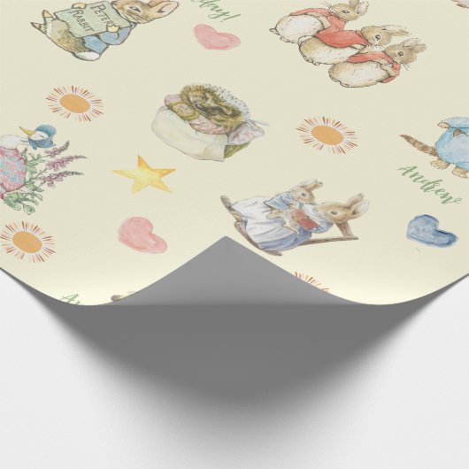 Papier Cadeau Beatrix Potter Cute Peter le lapin et ses amis (Coin)