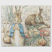 Papier Cadeau Beatrix Potter Peter Rabbit et Benjamin Bunny (Plat)